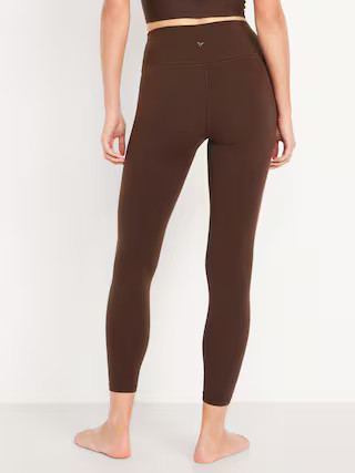 High-Waisted StudioSmooth 7/8 Leggings | Old Navy (US)