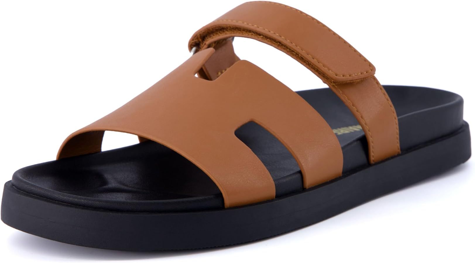 CUSHIONAIRE Women's Lotto footbed sandal with +Comfort, Wide Widths Available | Amazon (US)