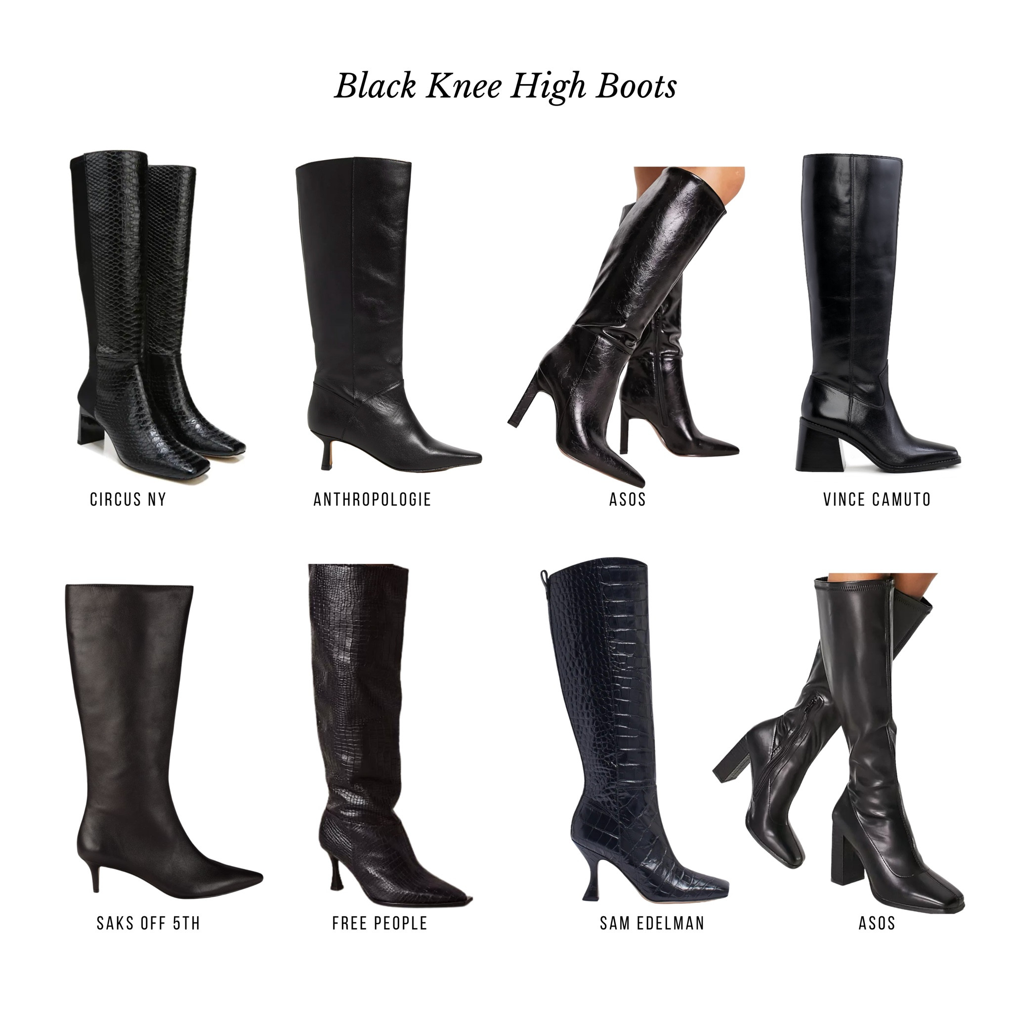 Black Knee High Boots under $250 

#LTKGiftGuide #LTKshoecrush #LTKstyletip