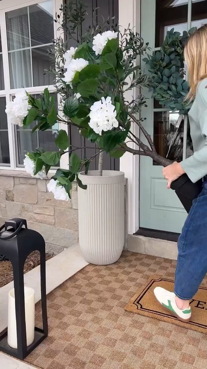 Runnnnn - this price won’t last long on these 😍 These faux hydrangea trees are so cute for spring front porch decor or on your patio! I found the planters on Amazon as well! They are the 12” size! 

Comment PORCH below to have the link to these + my other spring porch decor sent straight to your inbox! 

Spring porch 
Porch decor 
Spring front porch decor 
Front porch 
Patio design 
Patio decor 
Amazon finds 
Amazon home 
Exterior design 
Spring decor



#LTKHome #LTKSeasonal