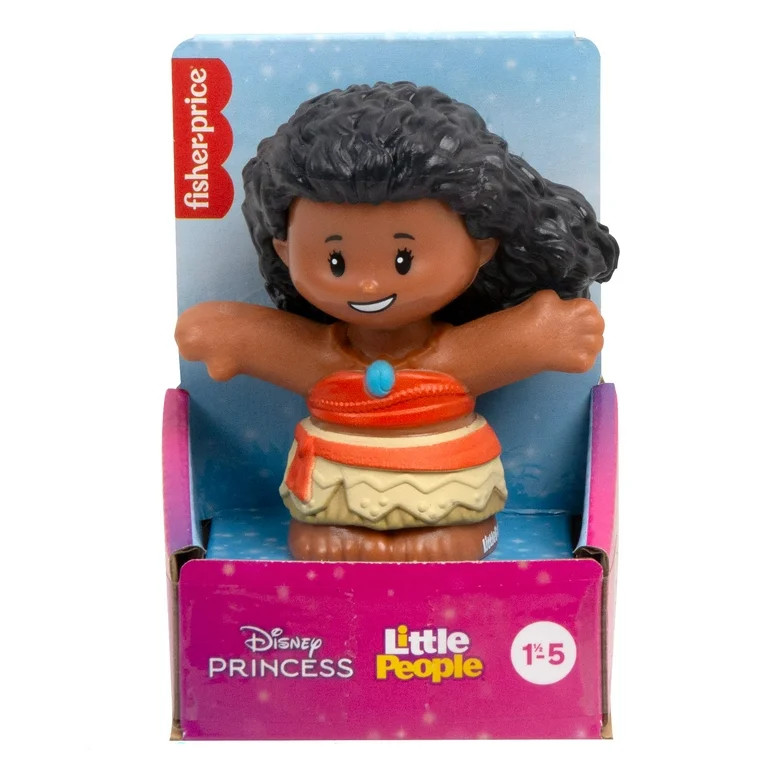 Disney Princess Moana Little People Single Character Figure Toddler Toy for Pretend Play | Walmart (US)