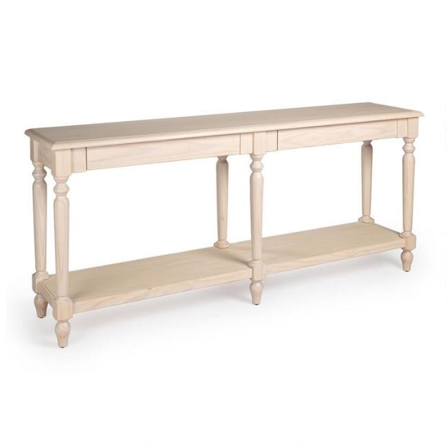 Wood Everett Foyer Table | World Market