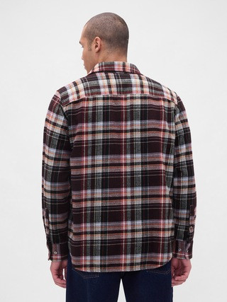 Organic Cotton Relaxed Flannel Shirt | Gap (CA)