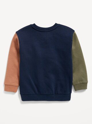 Oversized Crew-Neck Henley Sweater for Toddler Boys | Old Navy (US)