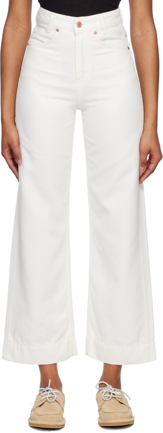 BITE White Pure Jeans | SSENSE
