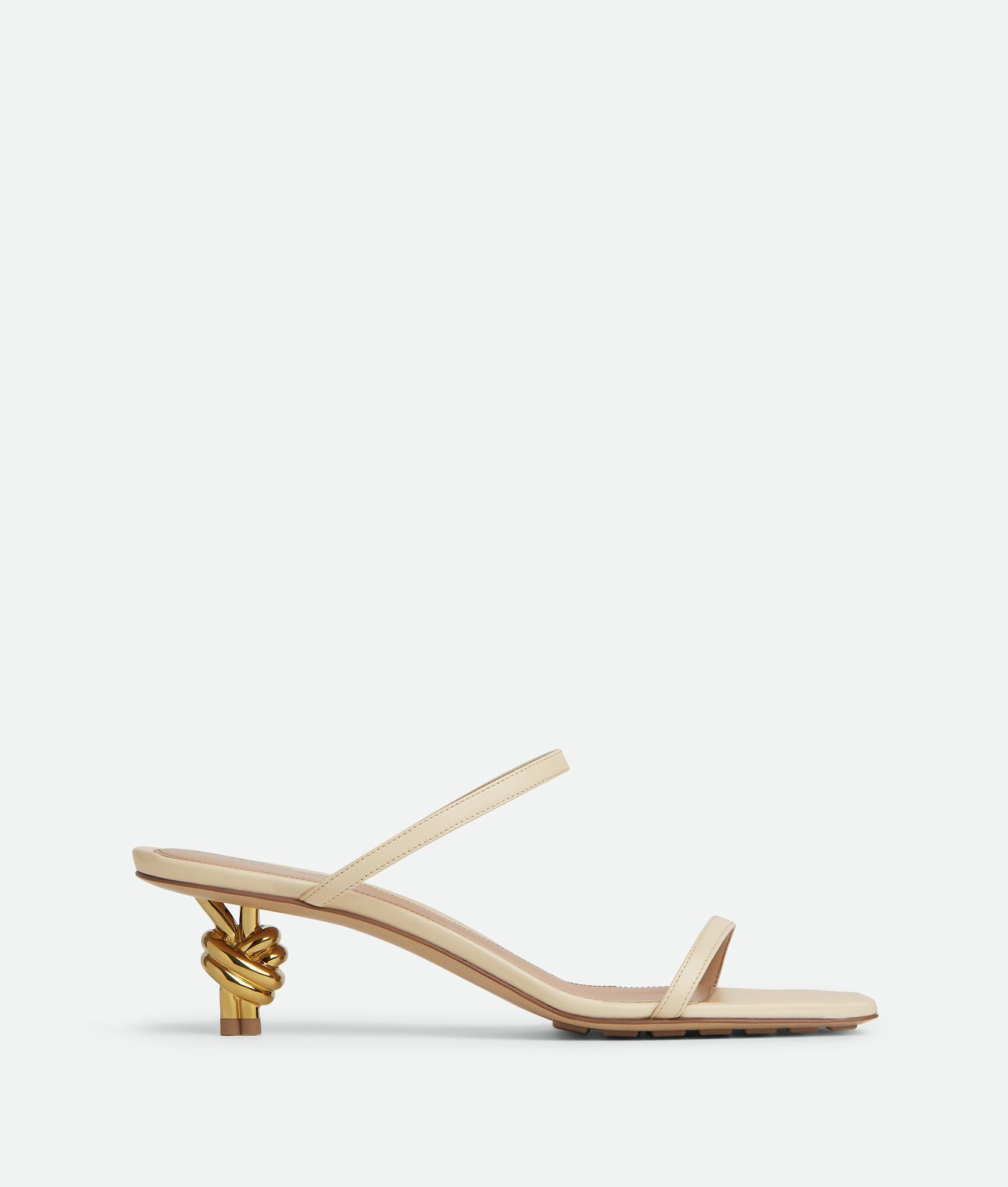Bottega Veneta® Women's Knot Mule in Black. Shop online now. | Bottega Veneta
