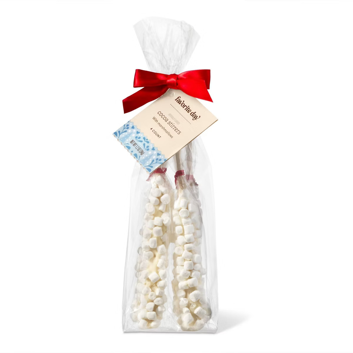 Christmas White Chocolaty Coated Stirrers with Marshmallows - 1.2oz - Favorite Day™ | Target