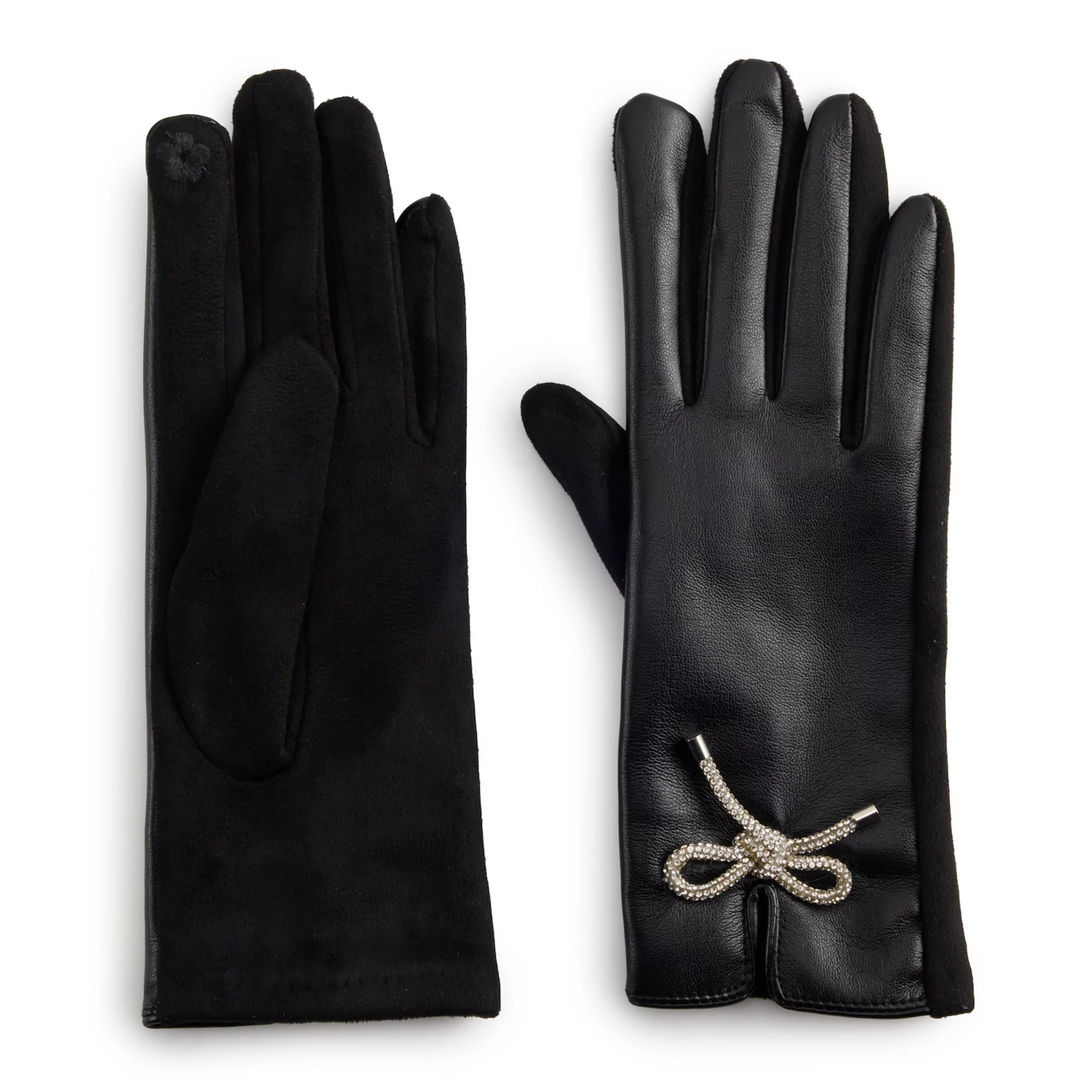 Women's Nine West Suede Glove With Bow Detail | Kohl's