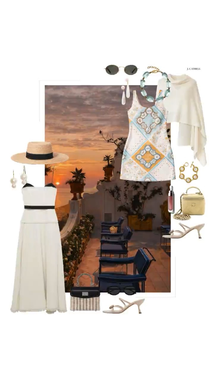 The Amalfi Coast, done right 🇮🇹✨

This is the trip—the one you think about for years. Ravello, Positano, Capri… private boats, unforgettable dinners, and the kind of views that don’t feel real. Every detail planned, every moment intentional.

Sharing the looks I’d pack for it all—from elevated day outfits to dinners that deserve something special. Save this for your dream trip and tap to shop. 🤍#AmalfiCoast #ItalyTravel #LuxuryTravel #VacationStyle #EuroSummer #LTKFinds 

 

#LTKTravel #LTKootd #LTKOver40 #LTKTravel