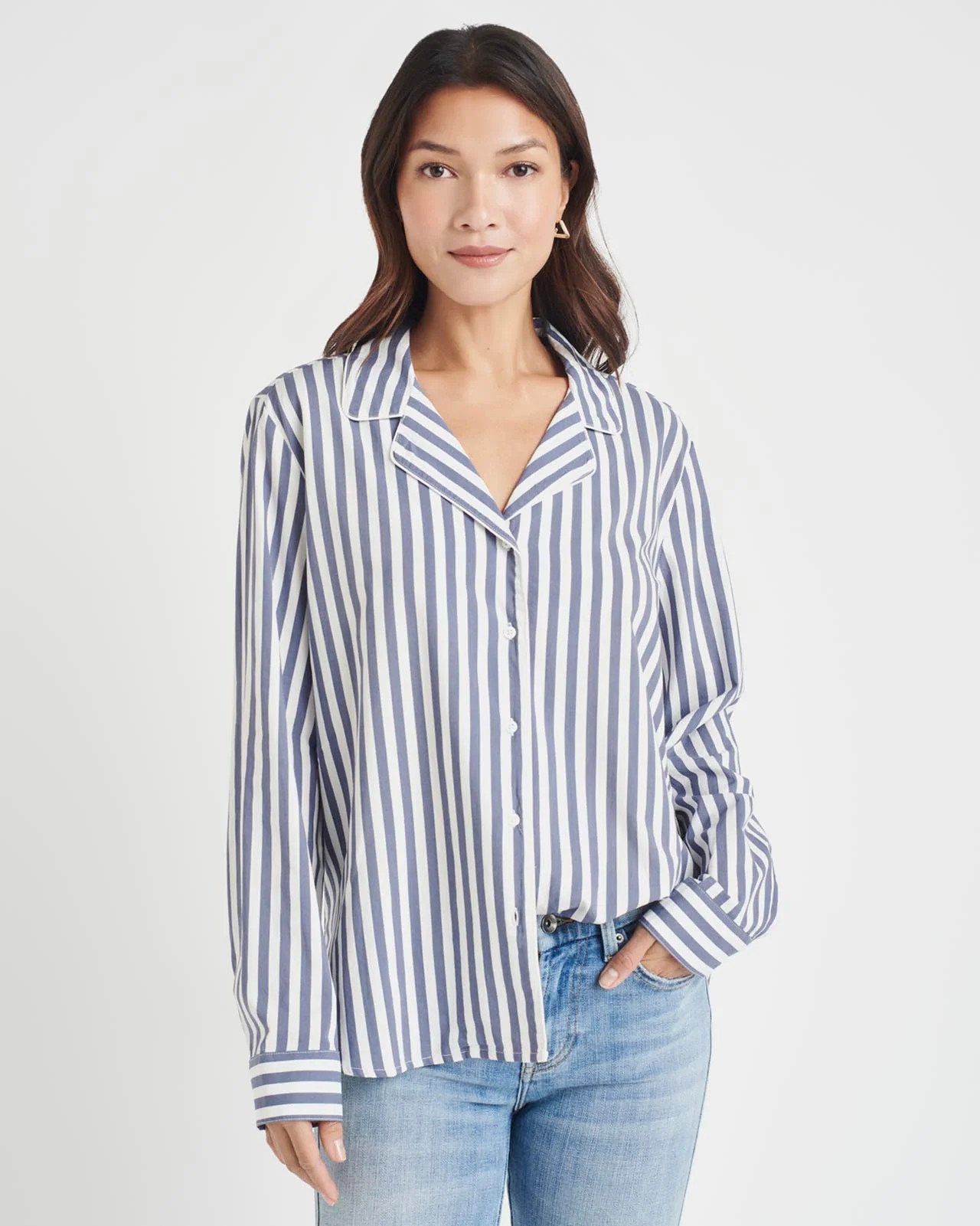 Splendid x Cella Jane Stripe Button Down | Splendid