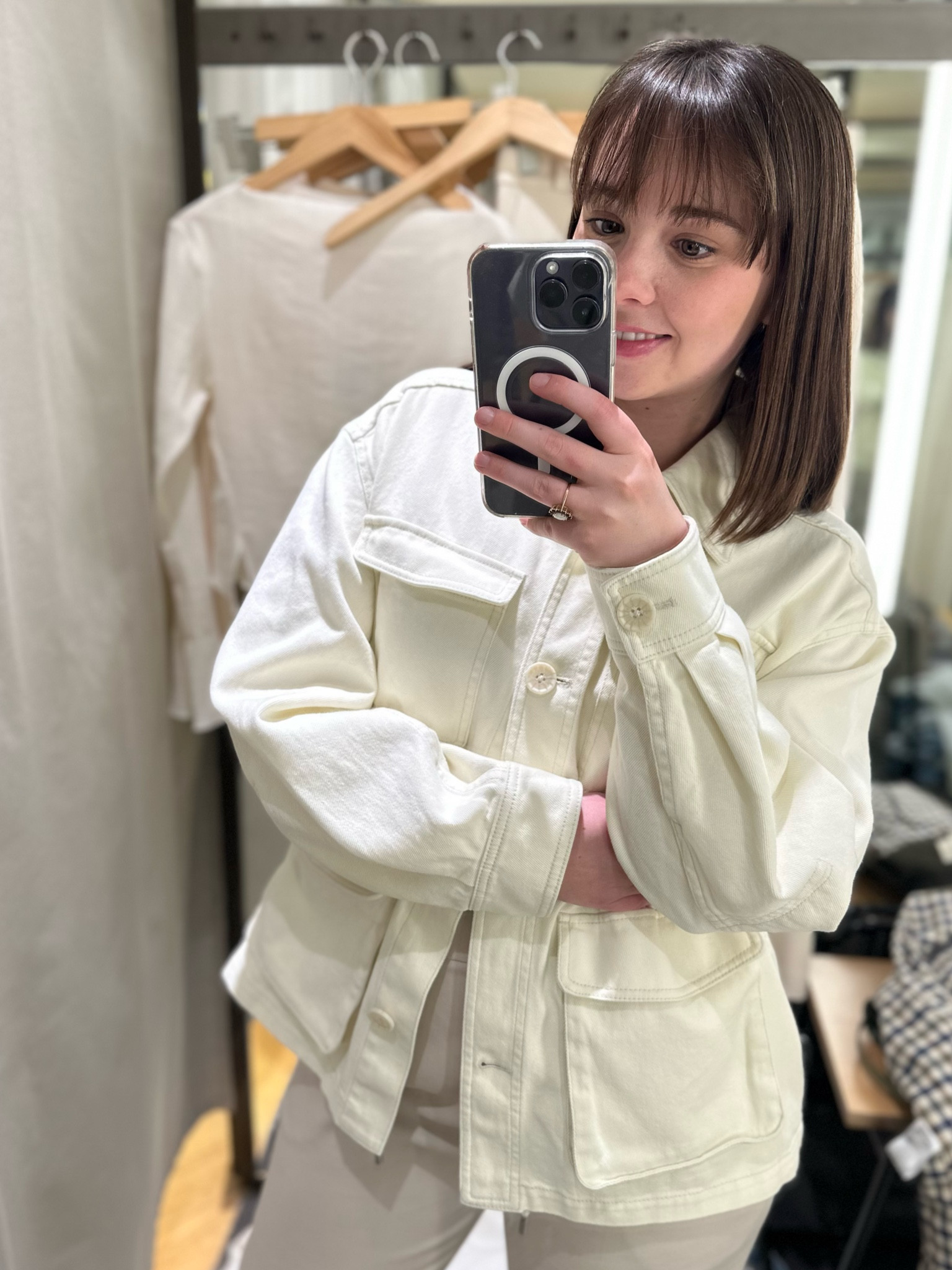 White Cotton Spring Jacket

#LTKfindsunder100 #LTKstyletip #LTKmidsize
