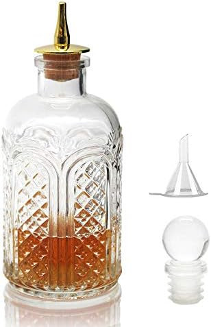 Suprobarware Bitters Bottle - Donatello Bitter Bottle for Cocktail, 8oz / 240ml, Glass Dashes Bot... | Amazon (US)