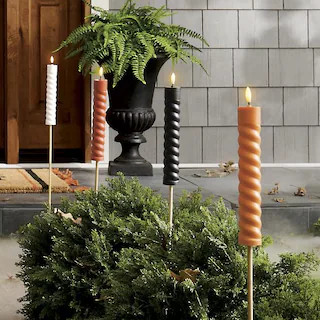 Halloween Solar Candle Stakes, Set Of Four - Grandin Road | Grandin Road