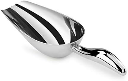 New Star Foodservice 1028508 Stainless Steel Bar Ice Flour Utility Scoop, 6-Ounce | Amazon (US)