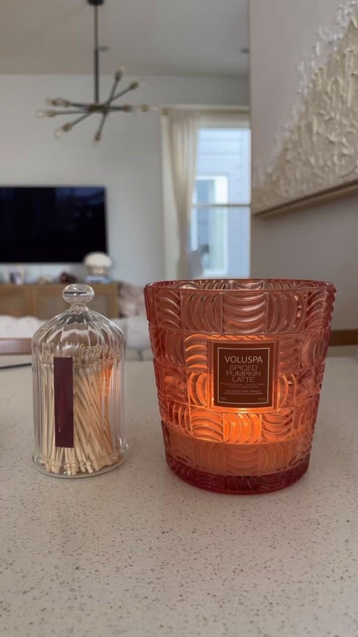My favorite pumpkin candle and the ONLY pumpkin candle I like!! The hint of coconut milk and touch of marshmallow add just the right amount of sweet without being too sweet like a lot of pumpkin candles  are 🎃🕯️ linked my exact size and a few smaller sizes and this target match holder

#LTKstorytime #LTKHome