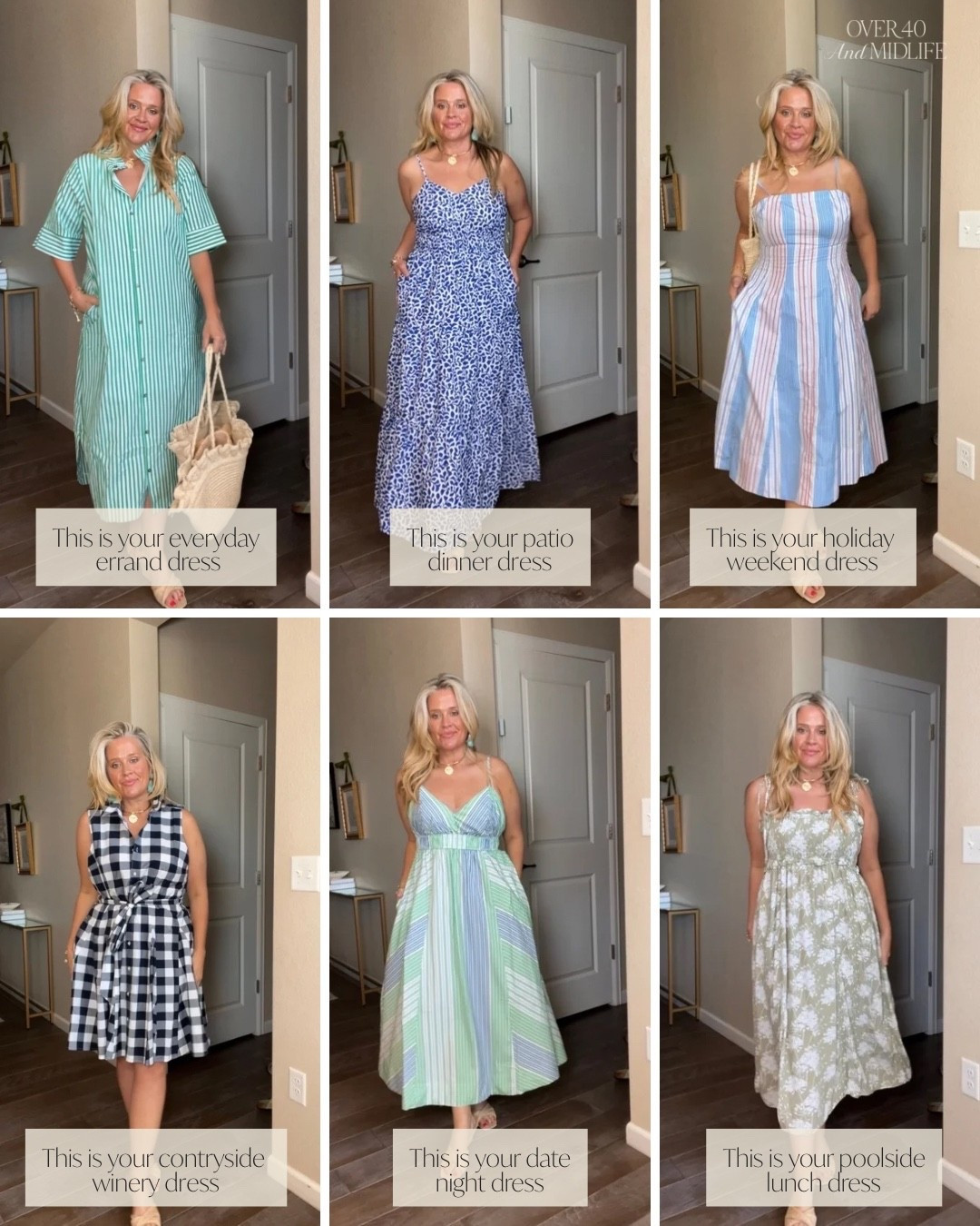 ✨Tap the bell, save and ❤️ for over 40 fashion, midlife style, midsize fashion and luxury looks for less. 

If getting dressed has felt harder lately… it may not be your body. It may just be the wrong dresses. 🤍

The dresses I reach for now all follow the same Outfit Physics:
• they lift the eye
• skim instead of cling
• create balance without feeling stiff or overdone

These are the kinds of dresses that make summer dressing feel easy again:
open house dresses, baby shower dresses, girls weekend dresses, winery dresses, date night dresses, brunch dresses, vacation dresses, church dresses, graduation guest dresses, poolside lunch dresses, casual wedding event dresses, everyday throw-on dresses, midsize-friendly dresses, belly-friendly dresses, flattering spring dresses, effortless summer dresses.

If you’ve ever stood in a fitting room wondering why nothing feels right anymore… you are not alone. This space is about encouragement, not correction. Your body is worthy exactly as it is 💛

👑"Helping you look good, feel good!" - Lindsey Denver

#LTKOver40 #LTKPlusSize #LTKMidsize

Comment SHOP below to receive a DM with the link to this post on my LTK ⬇ https://liketk.it/6cTlN

Comment SHOP below to receive a DM with the link to this post on my LTK ⬇ https://liketk.it/6cTqj