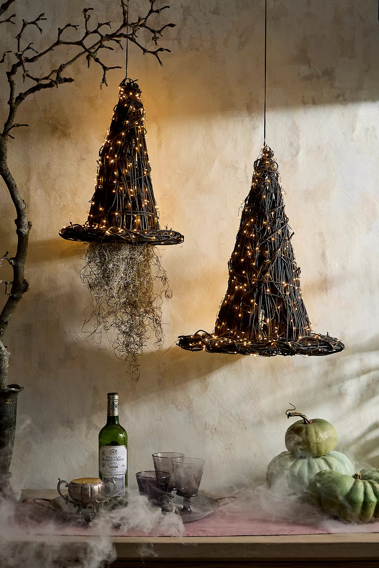 Illuminated Vine Witch Hat | Terrain