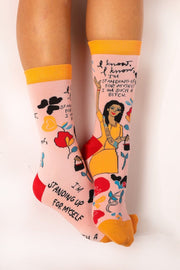 I'm Standing Up for Myself Socks | Mulberry and Grand