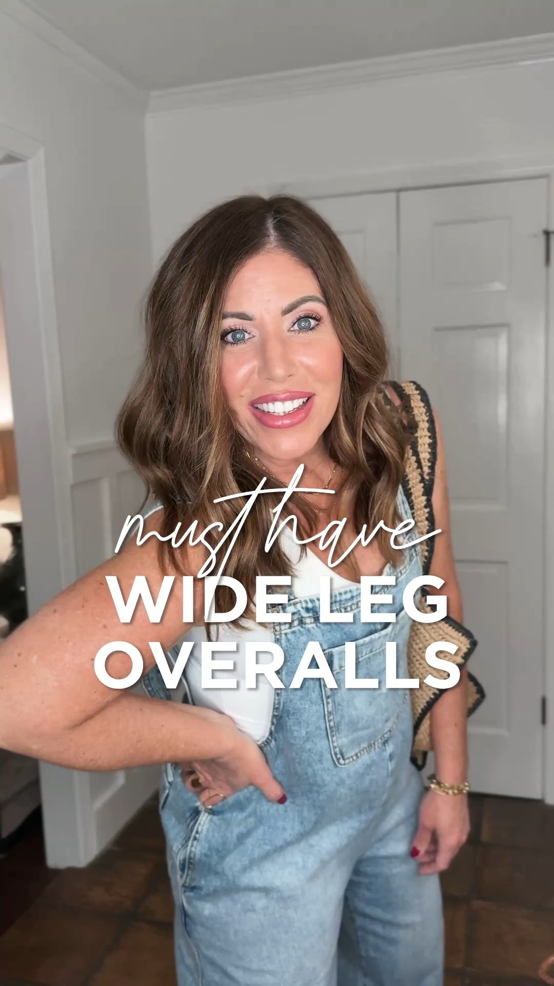 Cropped wide leg overalls/ size medium
You can get them on sale up to 35% off with the buy more save more sale! They come into other colors I believe but I think one of them may have sold out already really cute style. They remind me of free people. They are so cute!!!

White plunge neck top is on sale for $15 /50% off / i’m wearing a size medium. They come in other colors too.

The sandals remind me of Madewell, but I got them at target they’re only $25 and they literally go with everything super comfy and true to size


#LTKStyleTip #LTKFindsUnder100 #LTKOver40