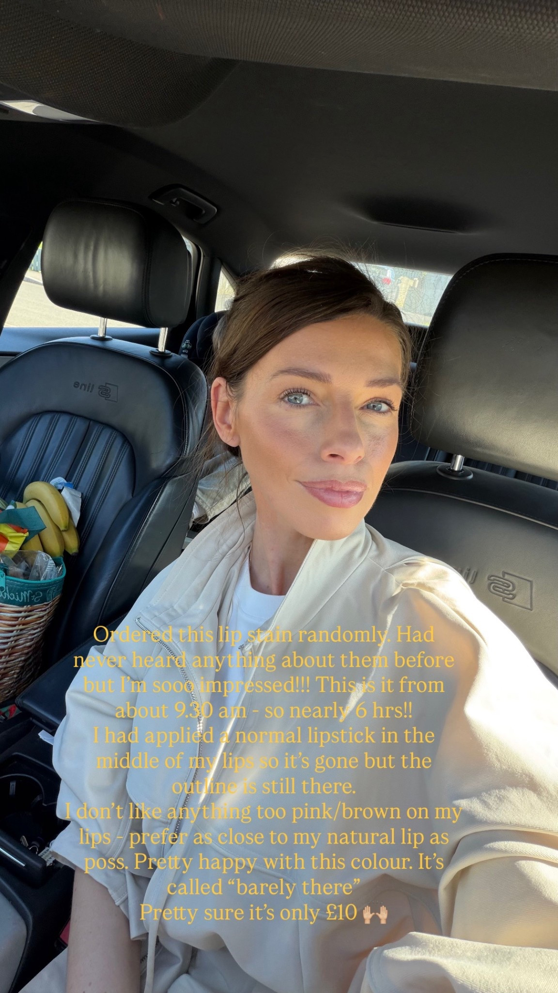 New fav lip stain!! Barely there. 