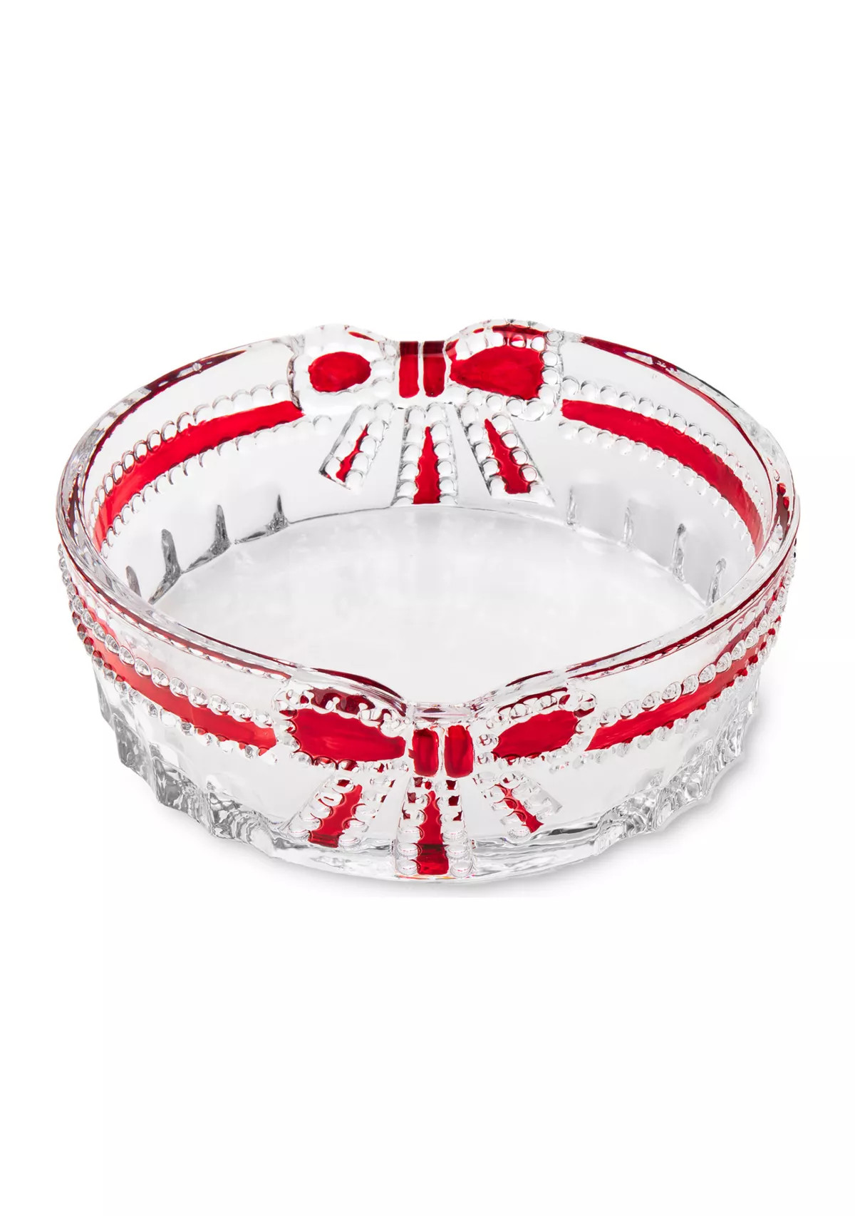 Small Crystal Bowl with Red Bow | Belk