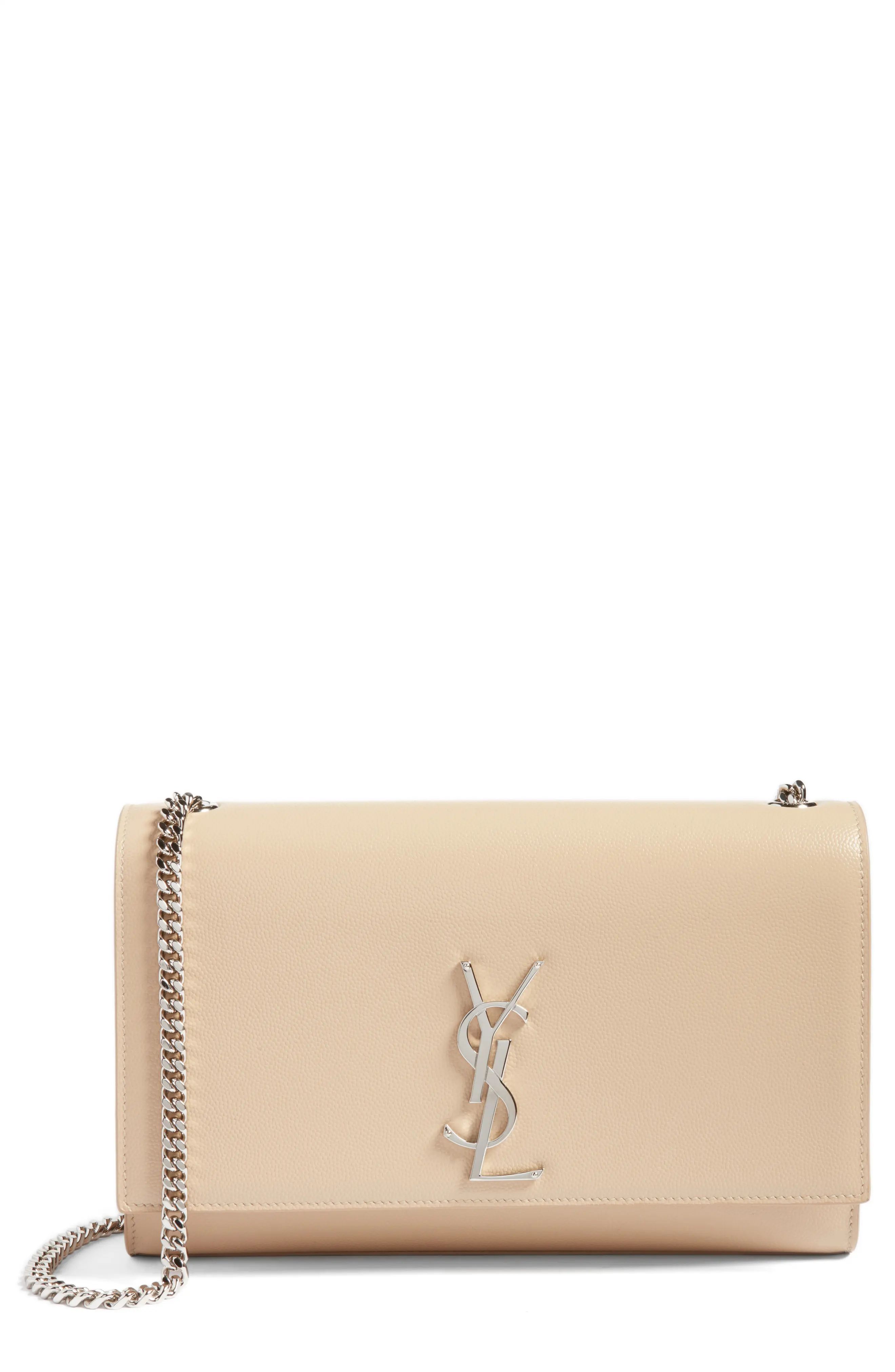 Medium Kate Calfskin Leather Wallet on a Chain | Nordstrom