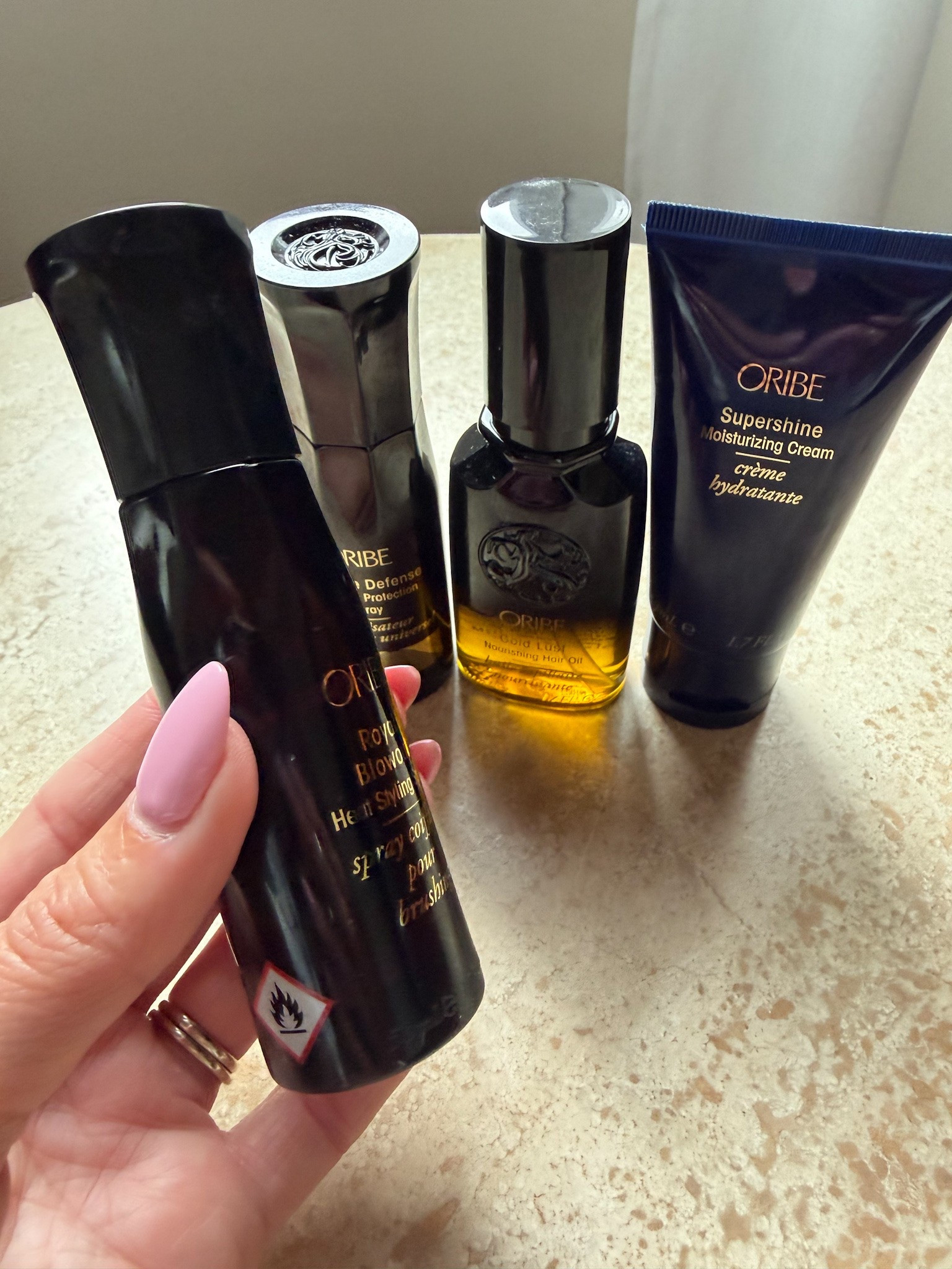 The hair care items I travel with. The heat protector is a must - especially if the sun tends to fade your color!

#LTKmomlife #LTKvlog #LTKTravel