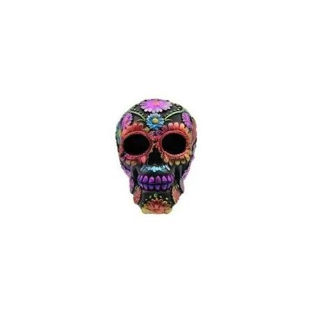 Miscellaneous Novelty & Toys P754754D Skull with Black Day of the Dead Design 1 | Walmart (US)