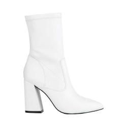 Women's Kenneth Cole New York Galla Bootie White Leather | Bed Bath & Beyond