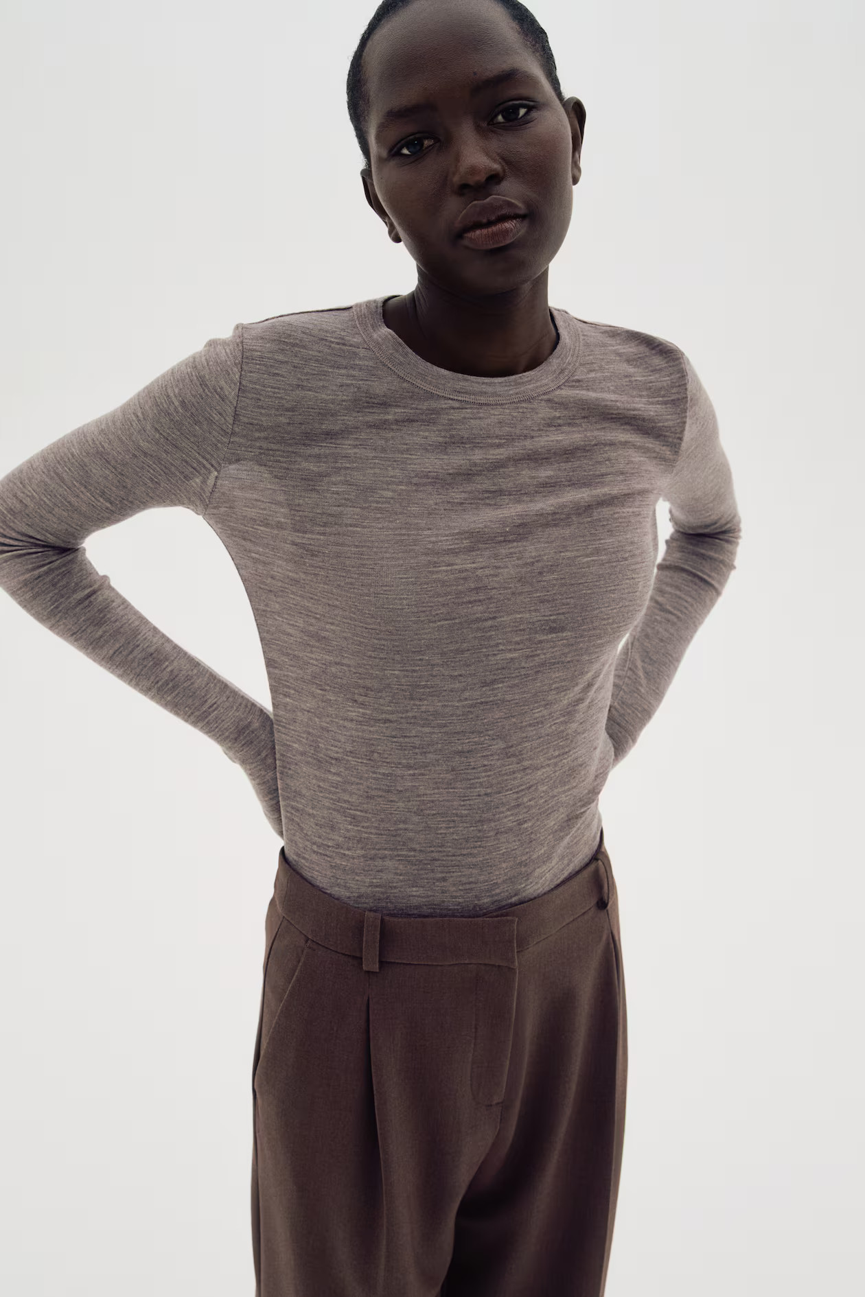 Fine-knit wool top | H&M (UK, MY, IN, SG, PH, TW, HK)