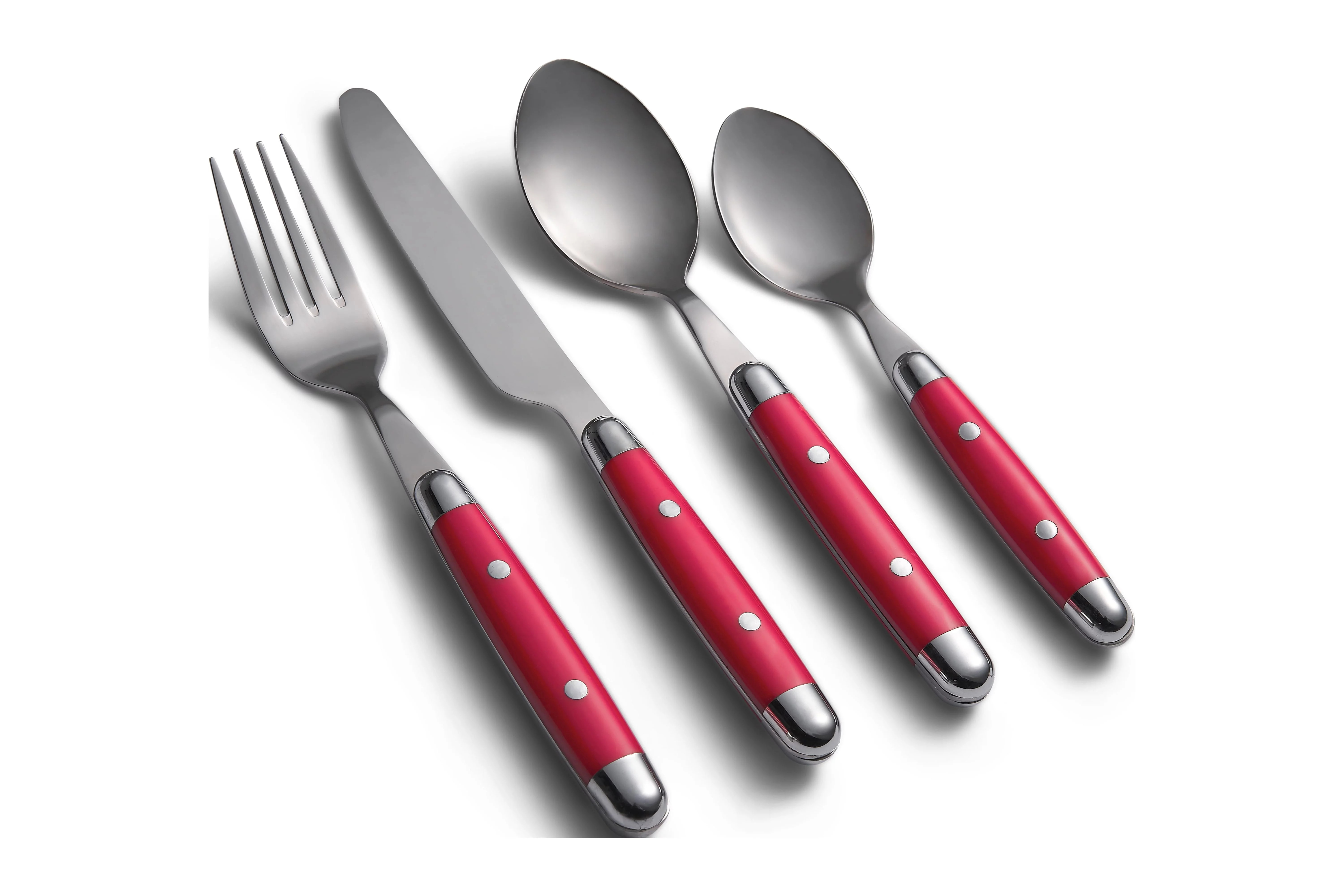 Jubilee Red 18/0 16-Piece Flatware Set, Service for 4 | Walmart (US)