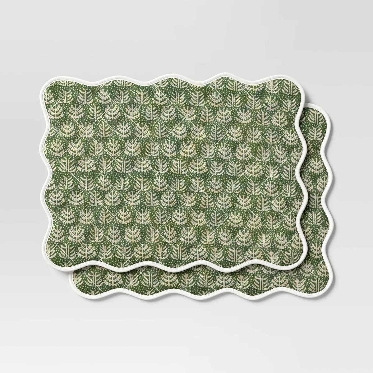 2pk Reversible Placemat Scallop | Target