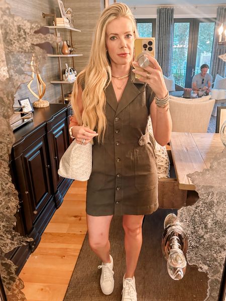 Day date outfit. Perfect for day to night. I’m wearing Size 6 In dress. Size 8 in shoes.  
Style the dress as vest by leaving unbuttoned and open

#LTKstyletip #LTKtravel #LTKBacktoSchool