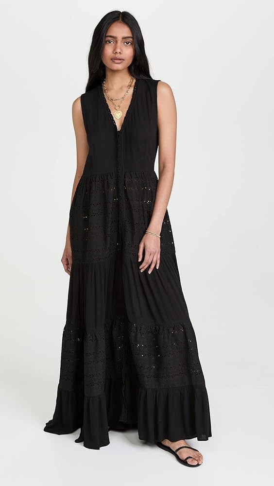 Women's Eyelet Maxi Dress | Amazon (US)