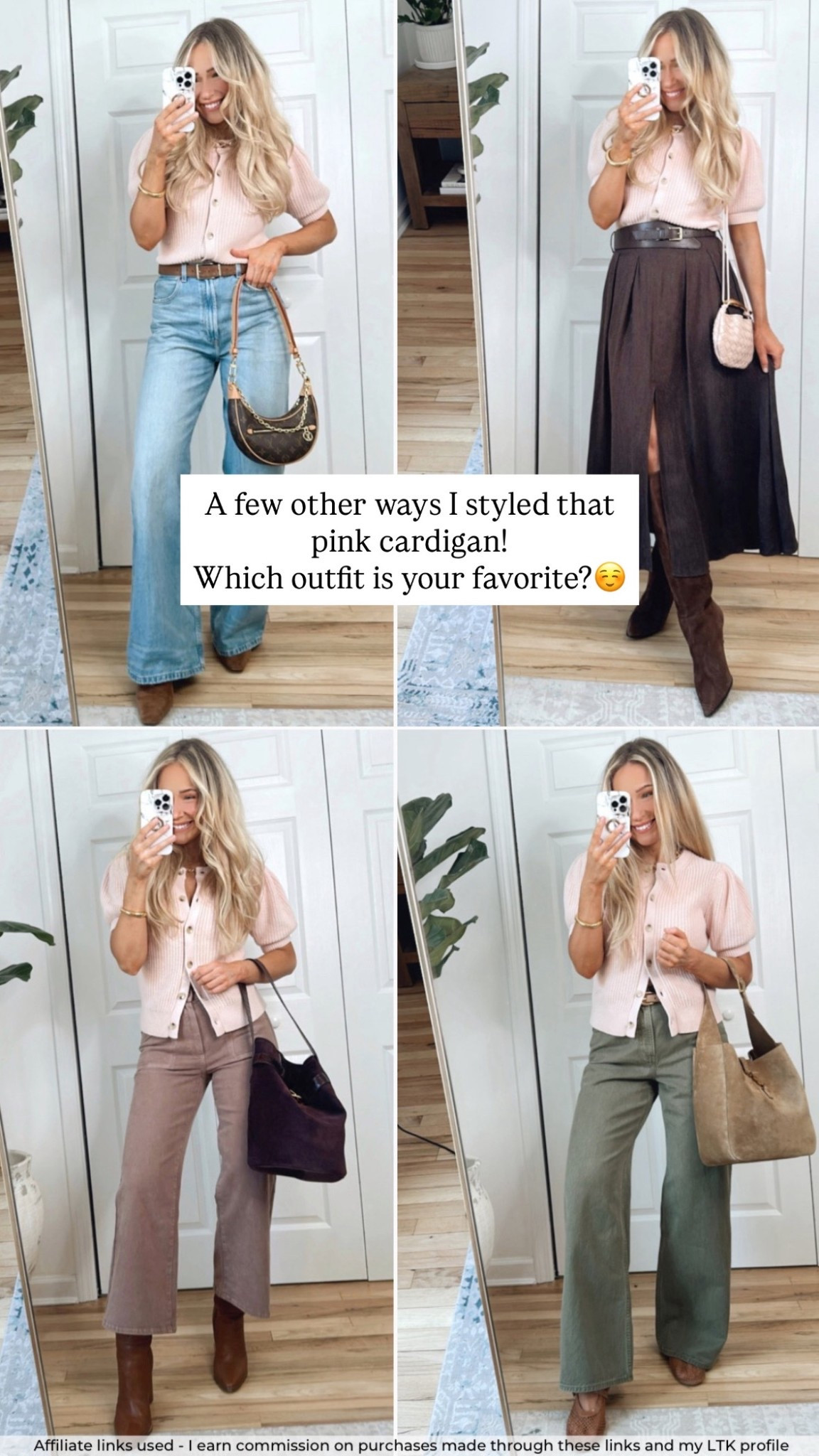 How to style a pink sweater for spring 🐣🌸🌱