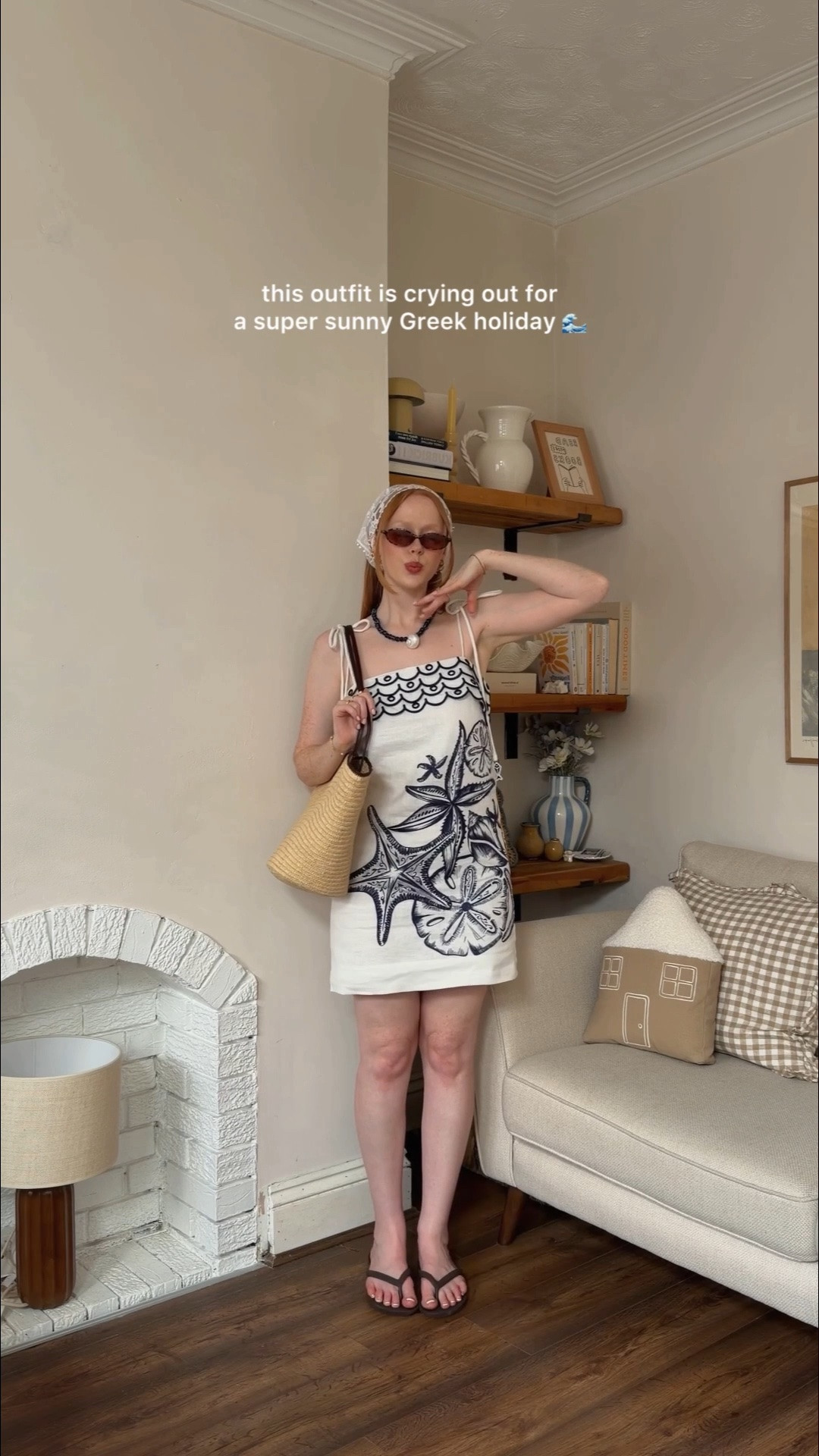 Euro Summer, Summer Style, Summer Dress, Summer Holiday, Little White Dress, Sea Shell, Beach Dress, Flip Flop, Archie’s, Basket Bag, Farm Rio

#LTKsummer #LTKeurope #LTKtravel