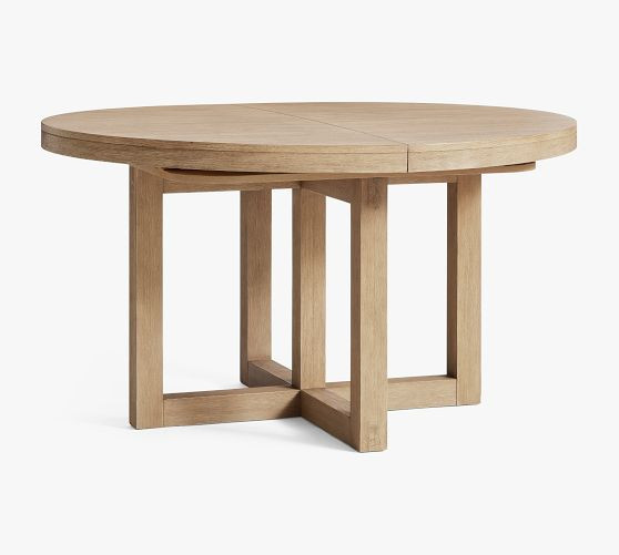 Portola Round Extendable Dining Table (54"- 74") | Pottery Barn (US)