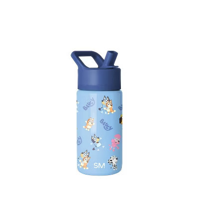 Simple Modern 14oz Summit Bluey Water Bottle Light Blue | Target