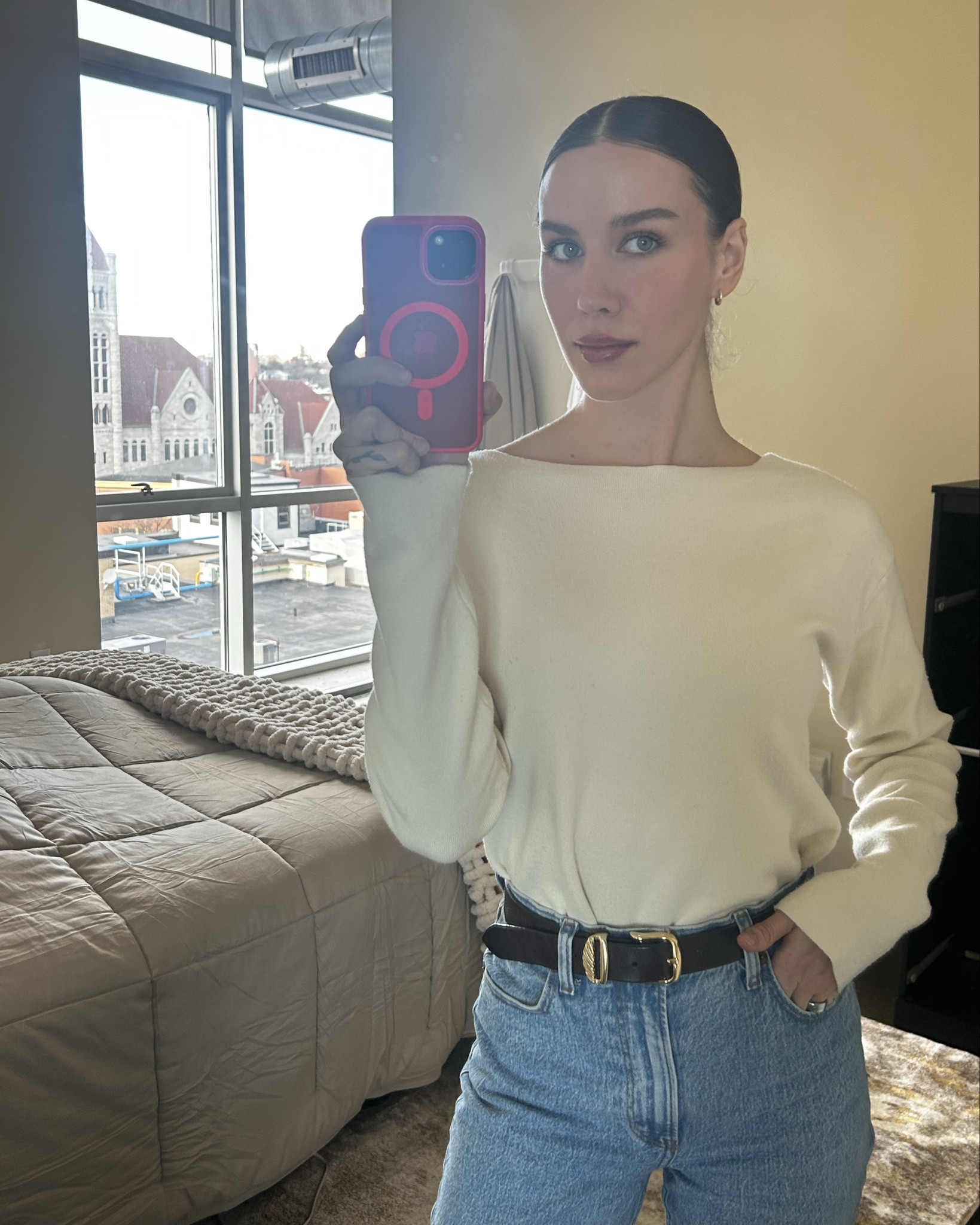 Favorite sweater! 🤍

#LTKHoliday #LTKootd #LTKgrwm