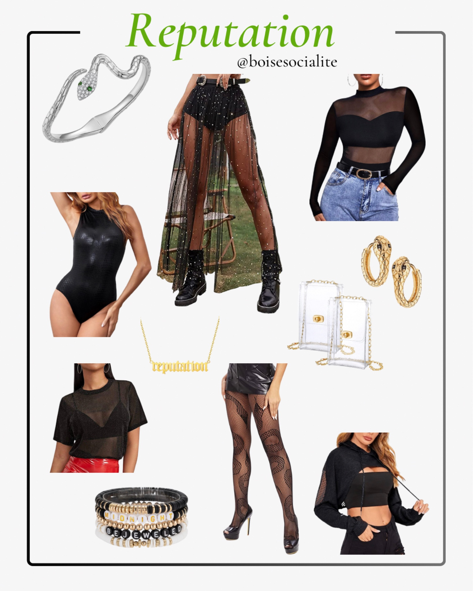 Taylor Swift eras your Reputation outfit inspo

#erastour #taylorswift 

#LTKunder100 #LTKFind #LTKstyletip