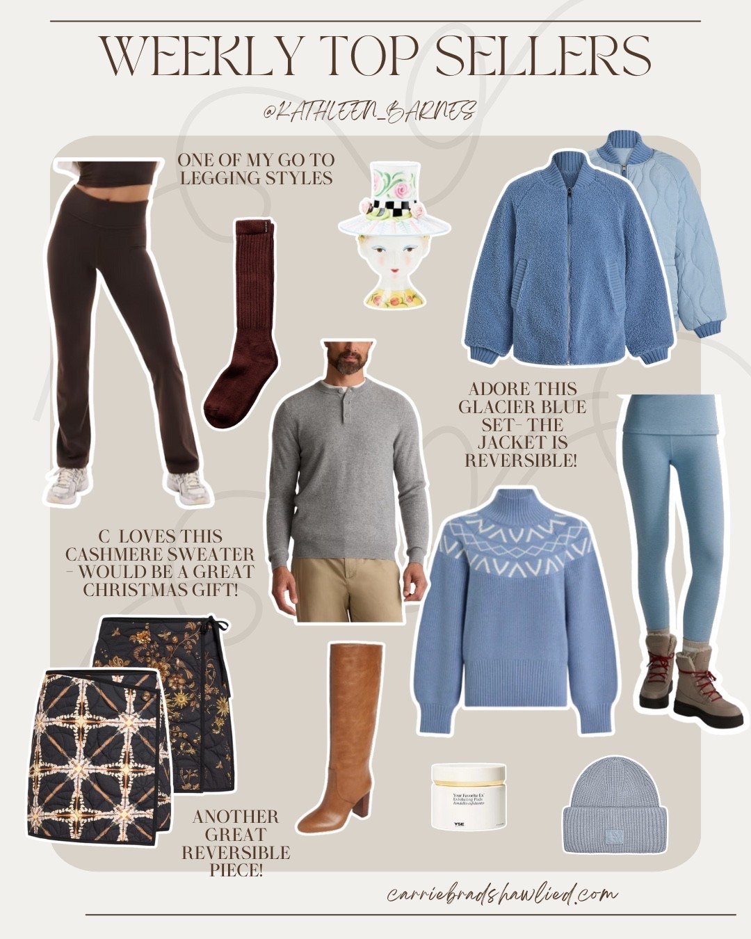 CBL gals most loved last week — a few great gift ideas, winter athleisure and reversible styles! 

#LTKSeasonal #LTKGiftGuide