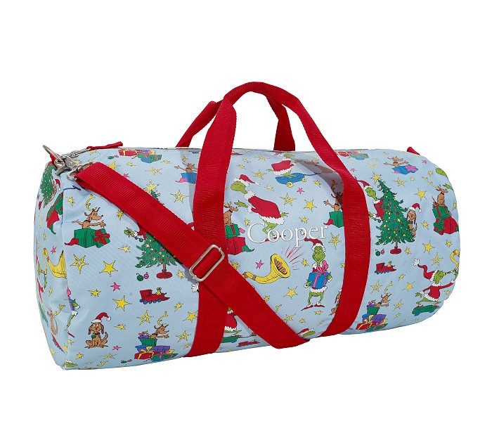 Mackenzie Dr. Seuss's The Grinch™ Large Duffle | Pottery Barn Kids