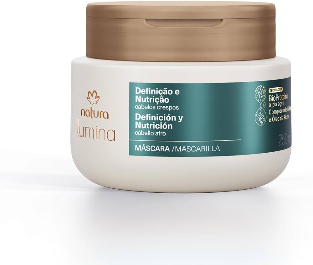 Natura, NATURA LUMINA MASCARA CABELOS CRESPOS 250ml | Amazon (BR)
