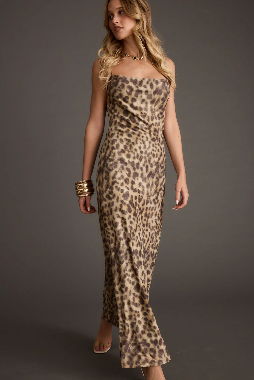 Wild Thing Leopard Print Mesh Maxi Dress | 12th Tribe