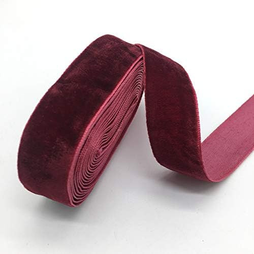 Amazon.com: Worlds Burgundy Velvet Ribbon 5 Yards 5/8"Inch(16mm) | Amazon (US)