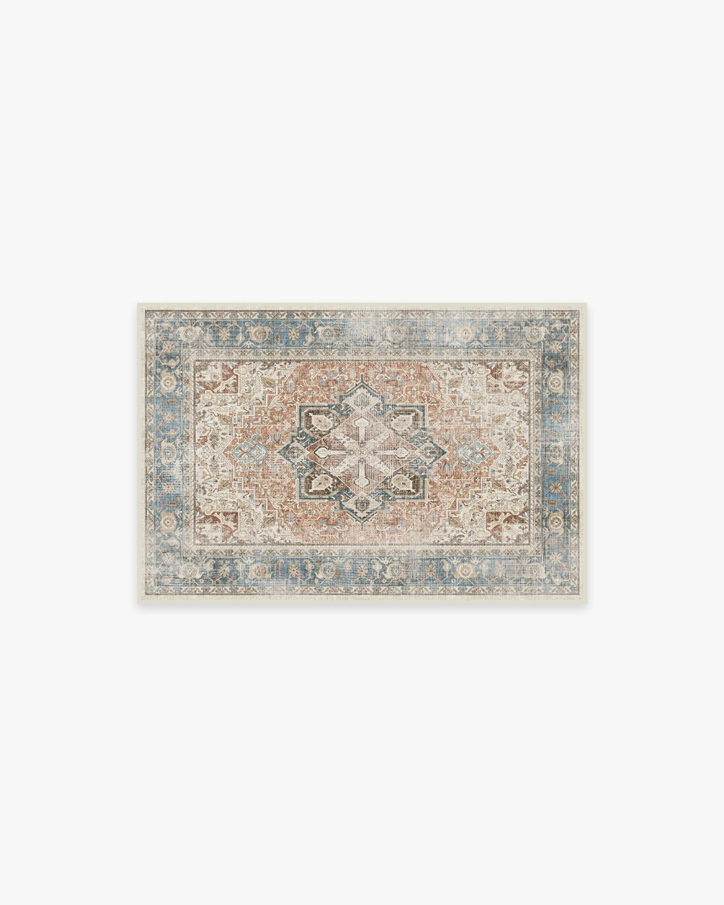 Kamran Coral Flatwoven Rug | Ruggable