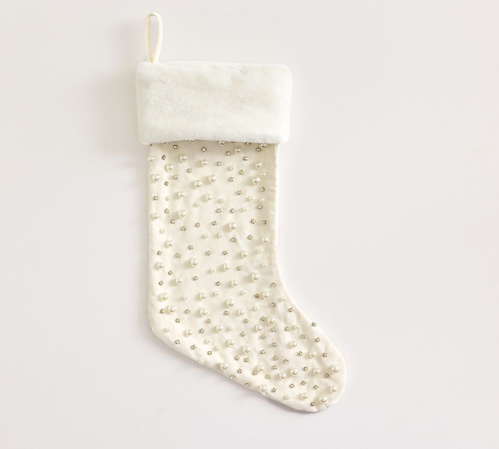 LoveShackFancy Pearl Stocking | Pottery Barn (US)