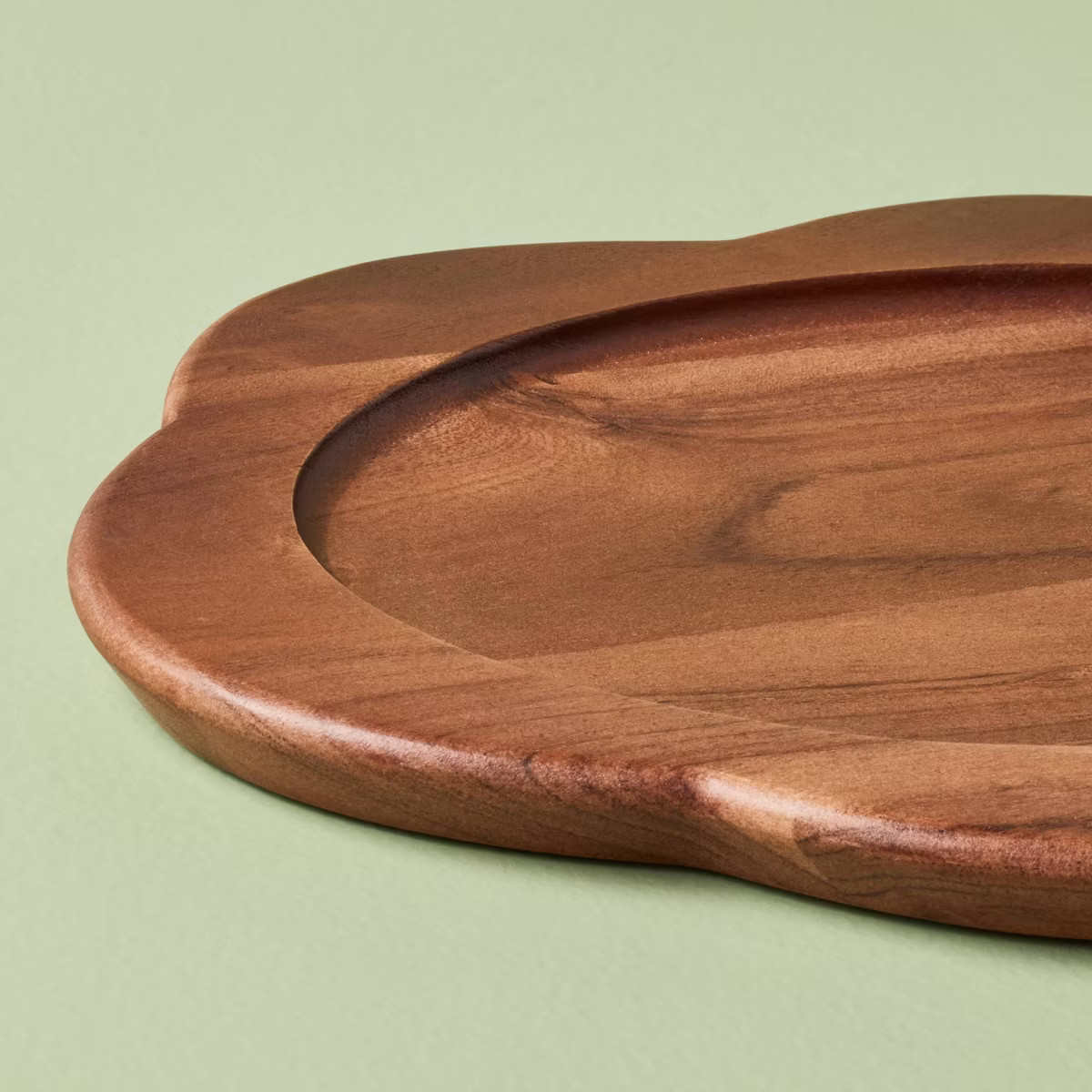 Wood Scallop Oval Tray - Hearth & Hand™ with Magnolia | Target