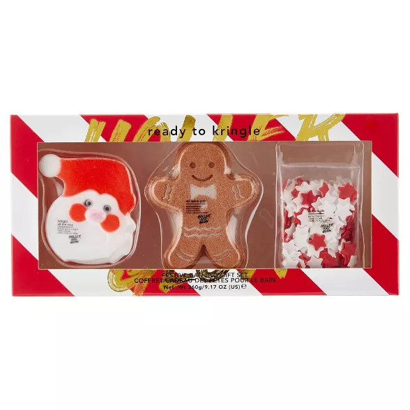 Holler and Glow Ready to Kringle Festive Bathing Trio Gift Set - 3ct | Target