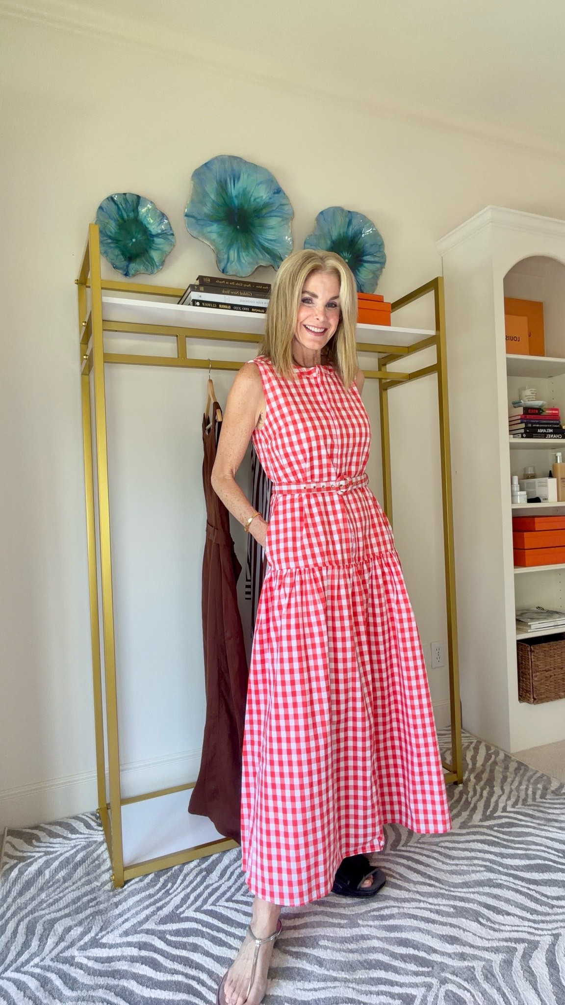 Love a red and white gingham dress for summer!

#LTKootd #LTKSeasonal #LTKOver40